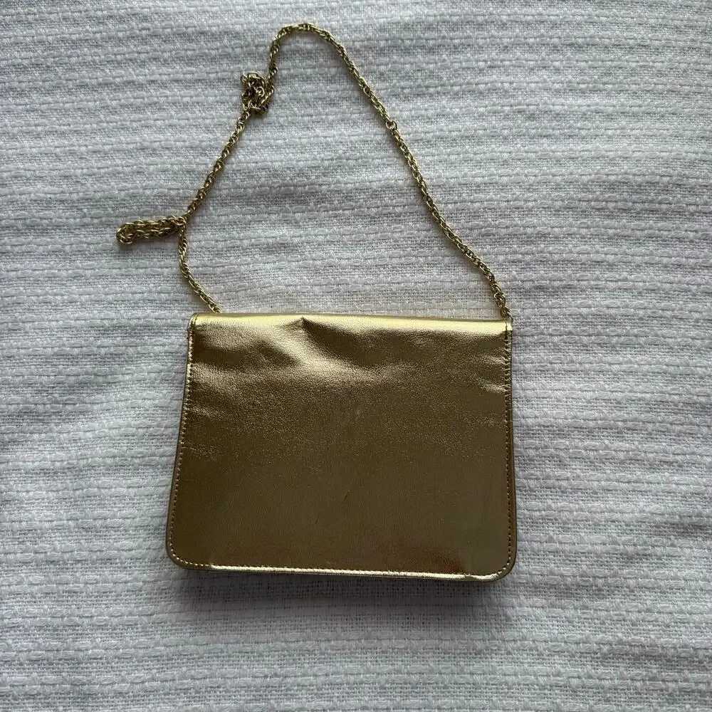 Vintage Walborg Silver and Gold Clutch Evening Bag